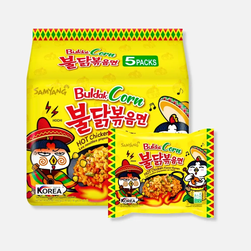 Samyang Buldak Ramen Corn Samyang Buldak Ramen Corn