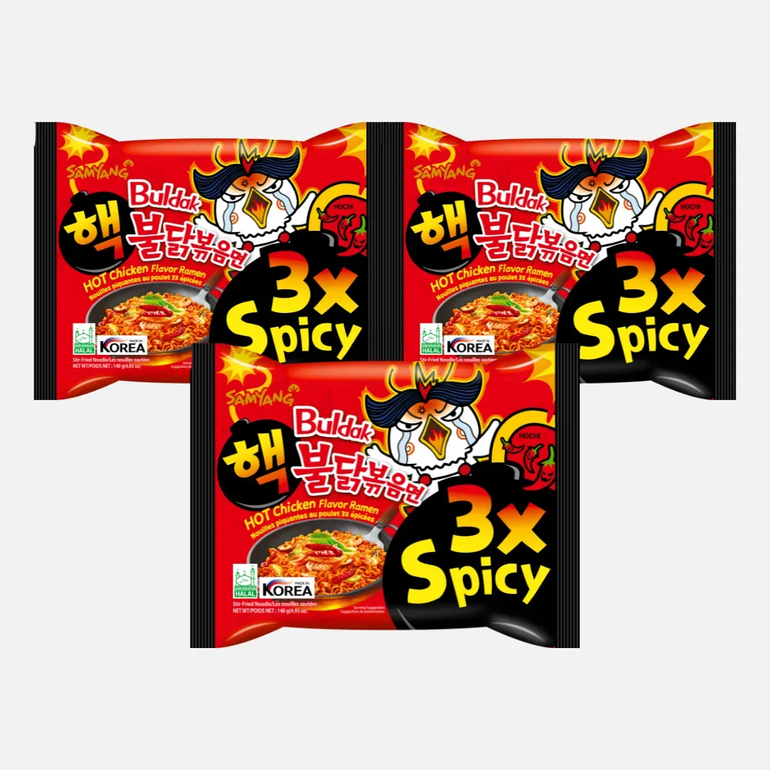 Samyang Buldak 3X Spicy (Most Spicy) — packaging view 2