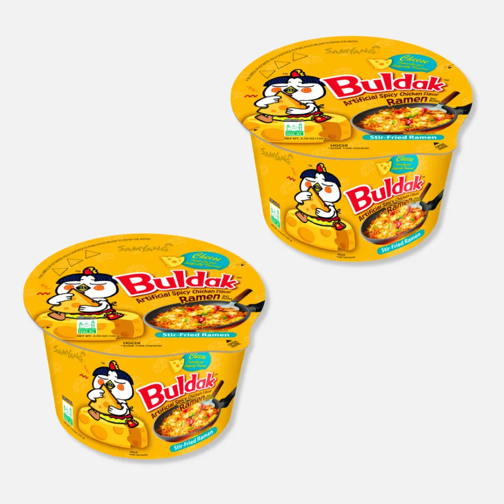 Samyang Hot Chicken Flavor Cheese Big Bowl — packaging view 2