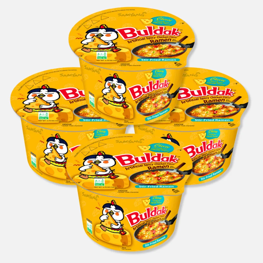 Samyang Hot Chicken Flavor Cheese Big Bowl — packaging view 4