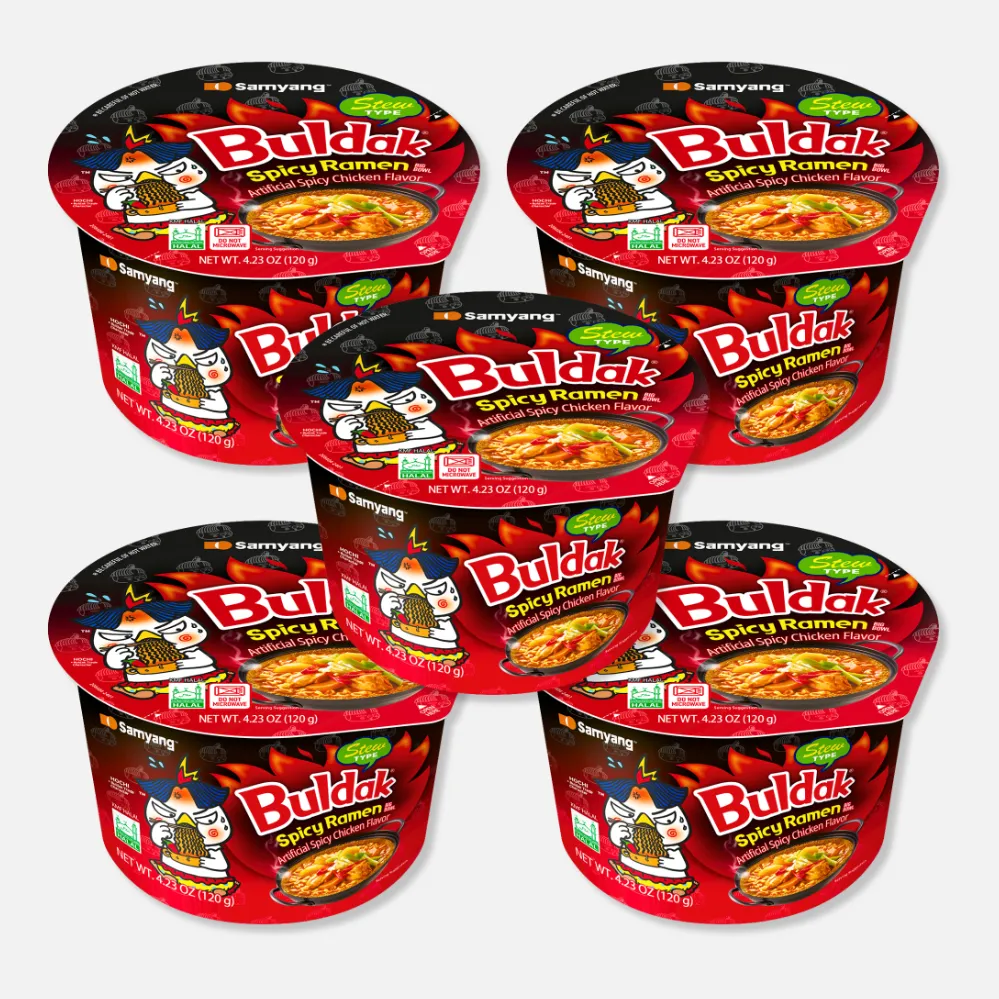 Samyang Hot Chicken Flavor Ramen Stew type big bowl — packaging view 4